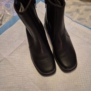 Women's Black Leather Boots